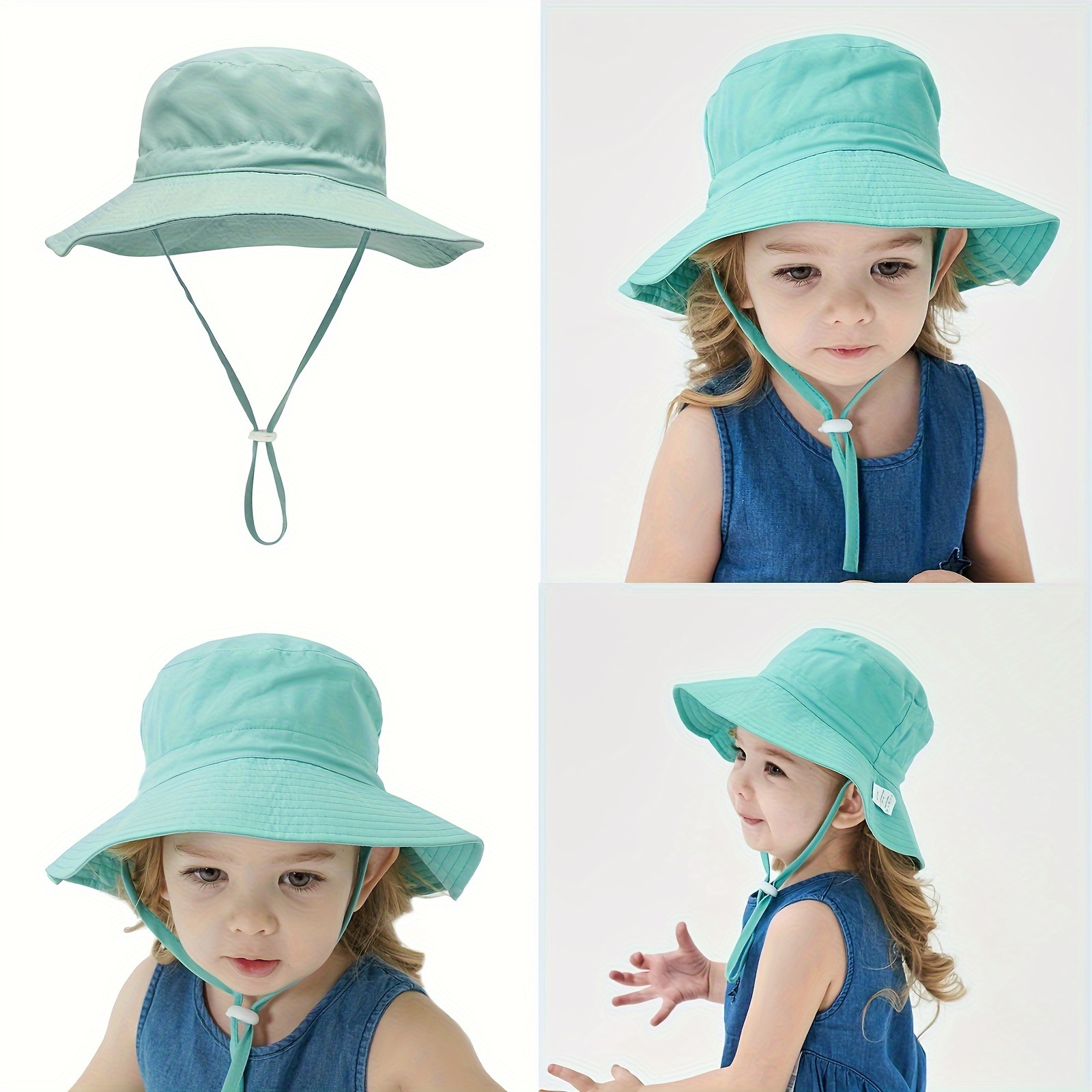 Baby Bucket Hats Sunscreen Fisherman Kids Soft Fishing Caps Boys