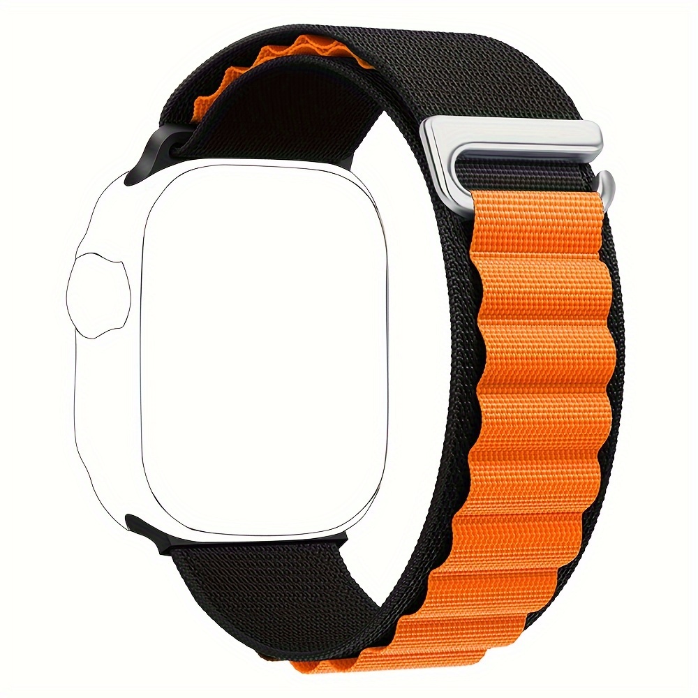 

Nylon Loop Wristband Compatible For Watch Band 42mm 44mm 45mm 49mm Sport Strap For Ultra Series 9/8/7/6/5/4/3/2/1 Bracelet