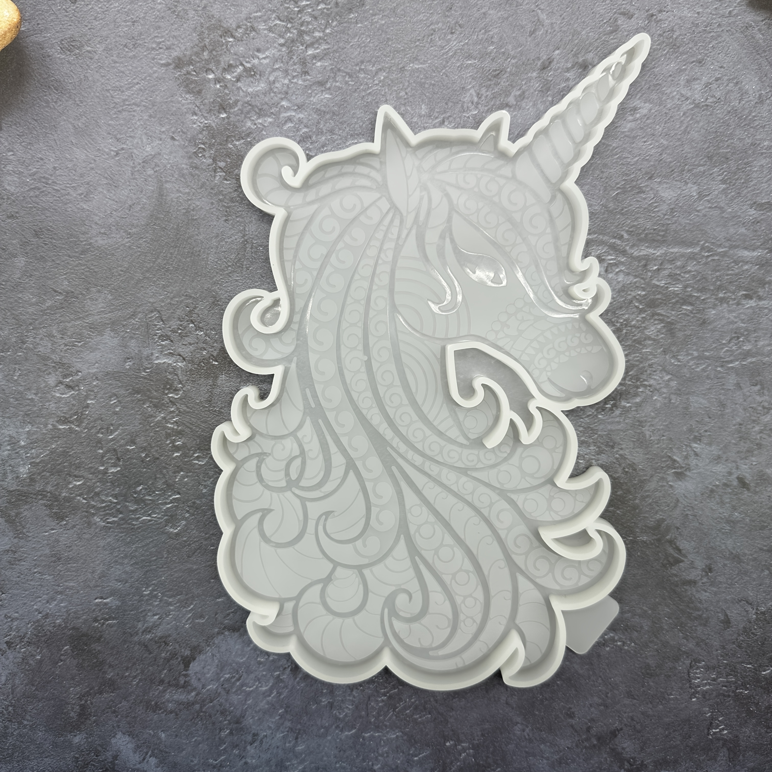 

1pc Unique Diy Unicorn Silicone Resin Casting Mold, Irregular Shape For Wall Art And Home Decor, Handcrafted Silicone Mould For Resin Dropping, Decoration Piece