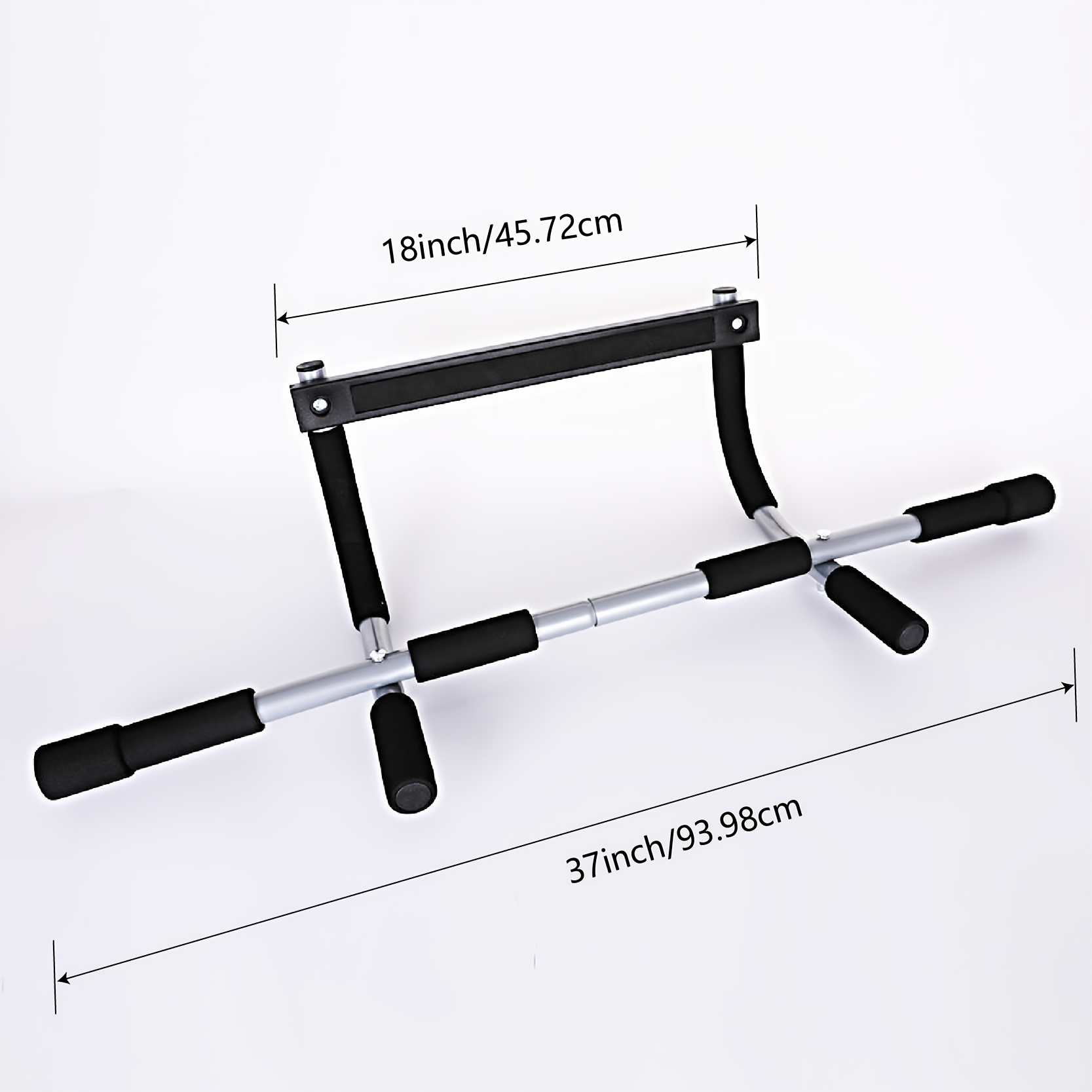 heavy duty doorway pull up bar 440 lbs capacity strength training for home gym portable fitness equipment details 3