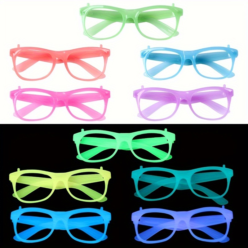 Glow Neon Rave Glasses El Wire Flashing Led Sunglasses Light - Temu United  Kingdom