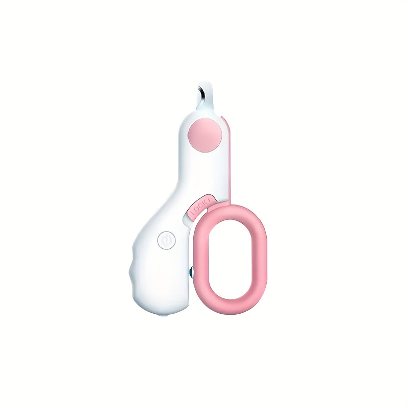 1pc Led Light Pet Nail Clippers For Cats And Dogs, Mini Size, Trimming With , Grip