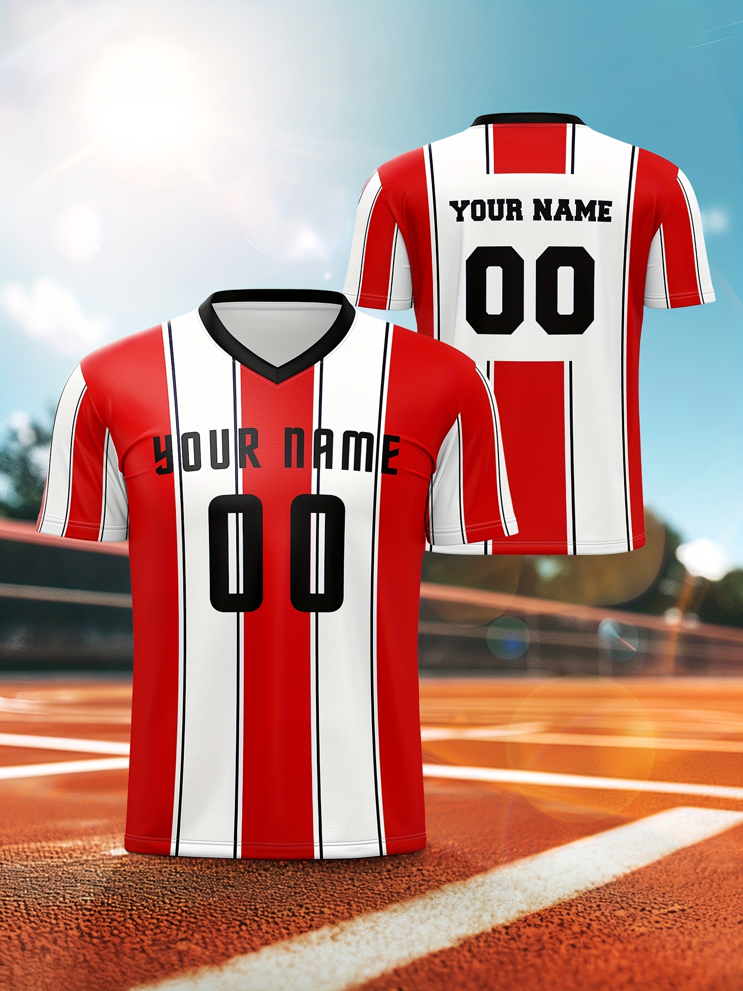 custom soccer jersey quick dry breathable Temu Germany