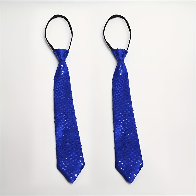 TEMU 2 pezzi Papillon con paillettes unisex, Papillon senza regolabile con cerniera, per Carnevale/Festival Musicali/Natale// di fine /Diverse di