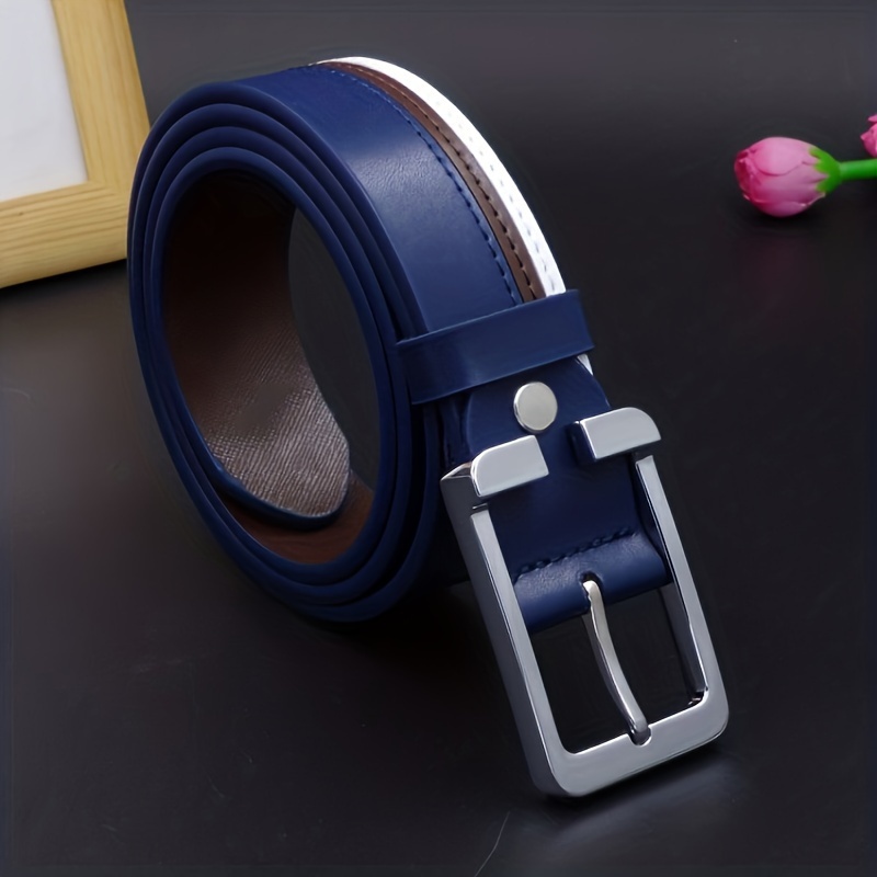 

1pc Leather Buckle Belt, Men's Casual Fashion Belt, Clothing Matching Belt, Casual Style Belt, Ideal Choice For Gifts