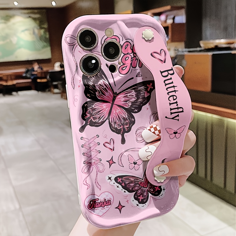 TEMU Phone Case - Pink Phone Case, Suitable For Iphone16promax/15/14/13/12/11 Galaxy