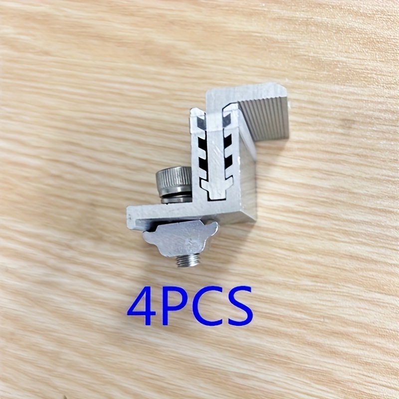 Lot De 10 Pinces De Serrage Aluminium Pour Panneaux Solaires - Compatible Cadres 30 à 45 Mm, Installation Facile Toiture - 10