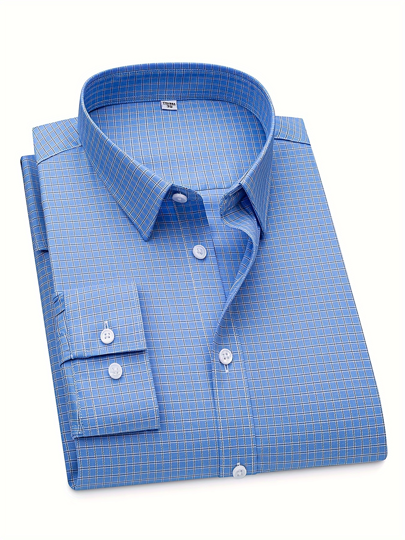 Bamboo Fiber Shirt for Men, Long-Sleeved Shirt, Slightly Elastic Shirt,  Moisture-Absorbent And Breathable, Soft And Comfortable, Casual Shirt