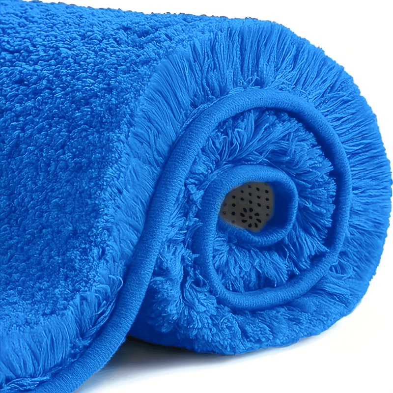 TEMU Large 1pc 25d Sponge Memory Foam Bath Mat Bathroom Floor Mat, Bath Mat, Absorption, Washable, Machine Washable, Quick Drying, Thickened Non-slip