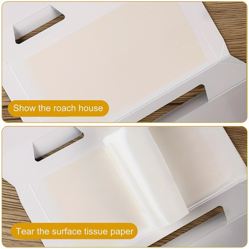 Physical Effect Insect Traps, Sticky Cockroach Traps, Kitchen Sticky Strips, Powerful Sticky Cockroach Catchers, Used for Eliminating Cockroaches, Strong Adhesive Cockroach Boards