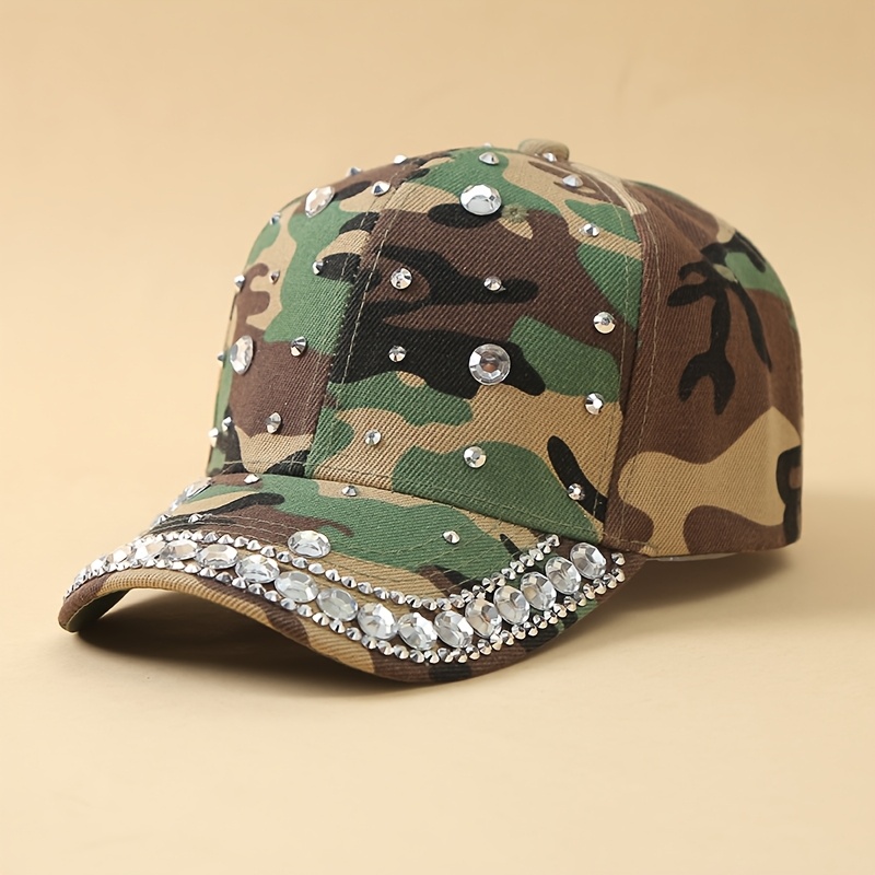 1pc womens camo baseball cap adjustable - Temu Australia display picture 3