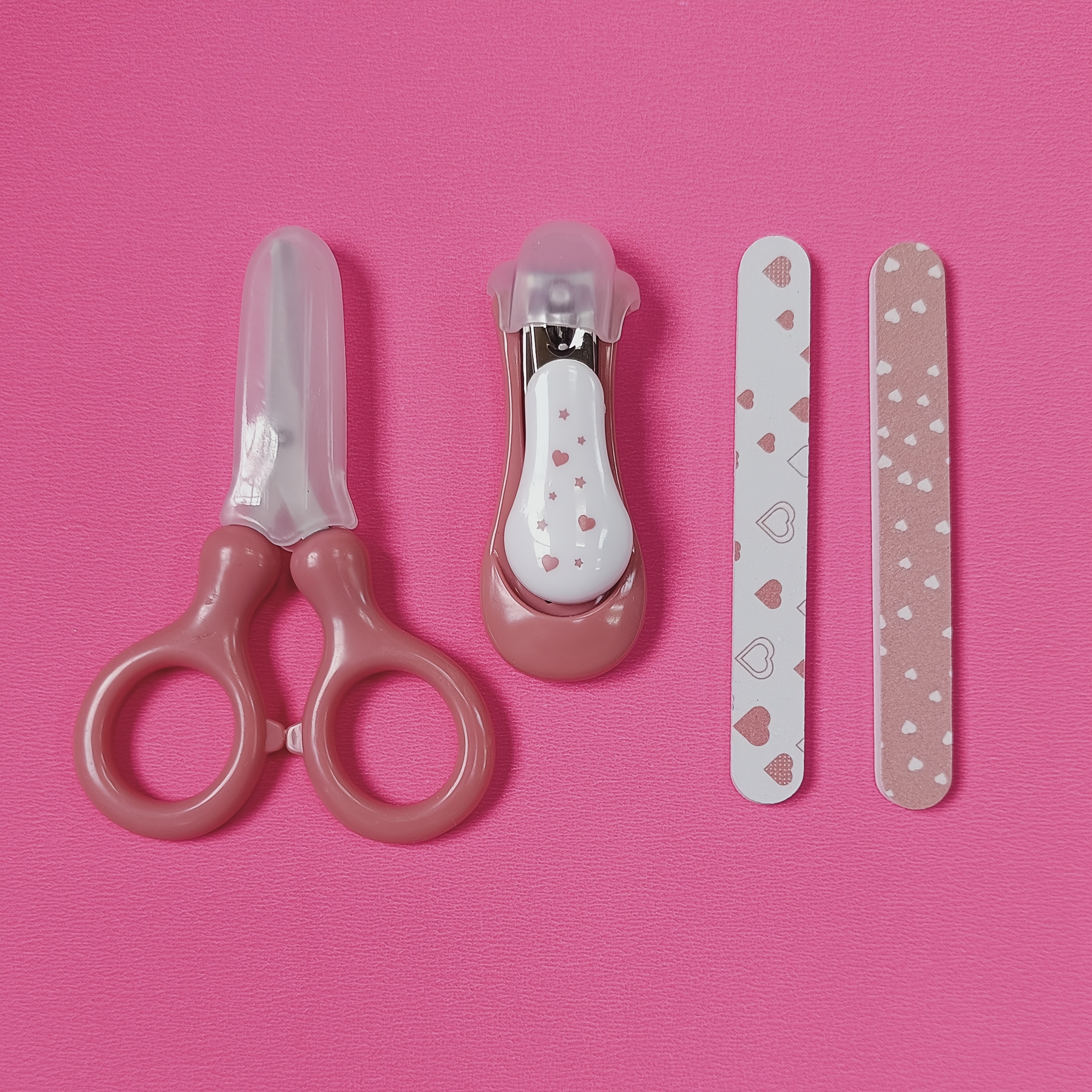 / Nail Care Set - Includes Safety Clippers, Scissors, Nail File, ，for Toenail& Foot Clean