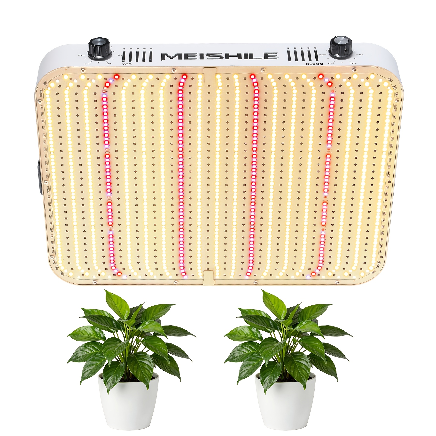 Led Plant Lamp Dimmable Led 200 Watt/hour Grow Light Adjustable Brightness Grow Light For Indoor Plants Sprouting Flowers For Shopping Malls, Restaurants, Hotels, Libraries, Bookstores, Coffee Shops