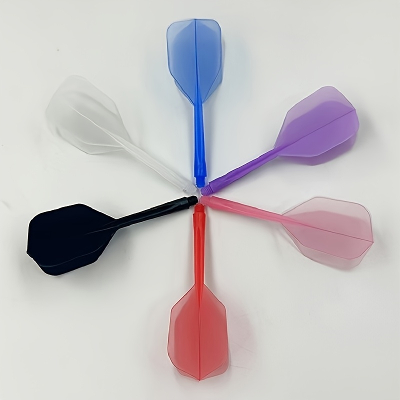 

New Product, 70% Clear-fits 2ba Thread Diameter One-piece Soft Dart Tail, Soft Dart Leaf, Four-feather Conjoined Tail Leaf