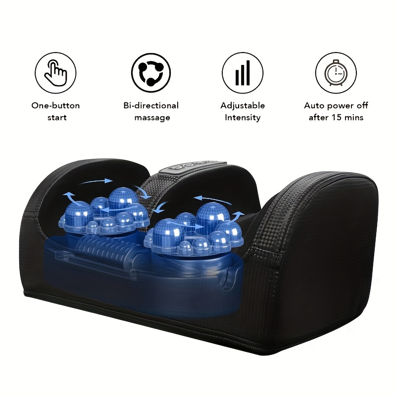 shiatsu heated foot massager for enhanced circulation relaxation plug in 220 240v us standard foot massager machine electric foot massager details 5