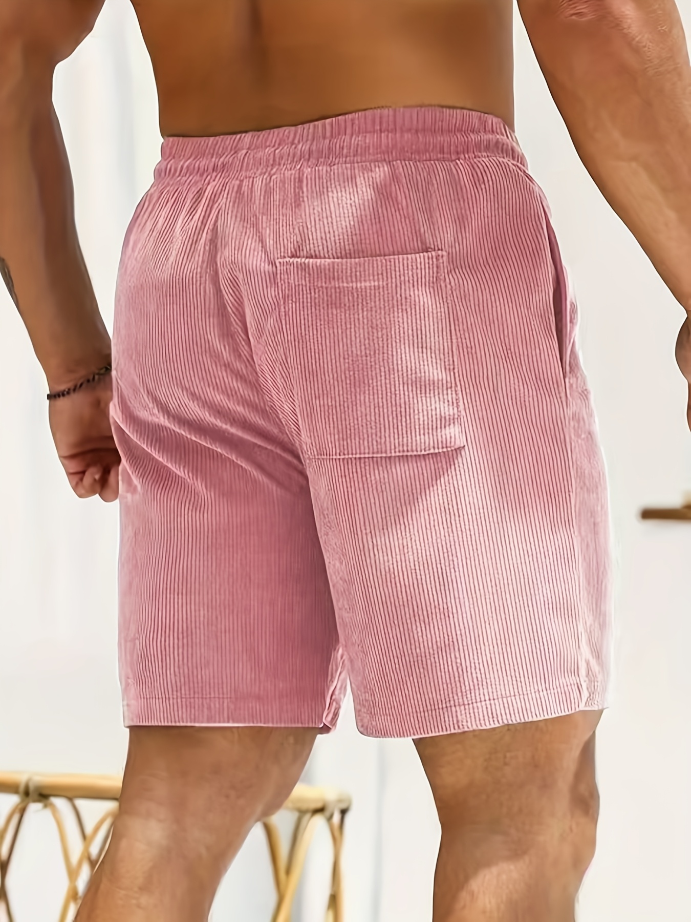 Men's Lightweight Summer Shorts - Non-Stretch Casual Athletic Pants for Running, Gym, Everyday - Easy-Care (Hand Wash/Dry Clean) - Ideal for Warm Weather - Minimalist Formal Casual Outfits, Workout Shorts
