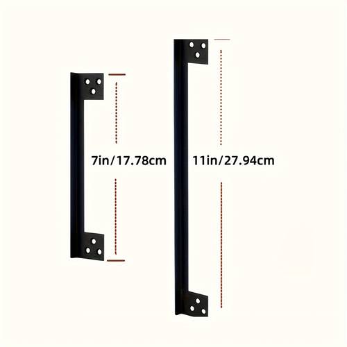 2 pack door plates outswing door security protector cover stainless steel door plate door reinforcement striker plate to block access to door lock deadbolt 7 inch 11 inch