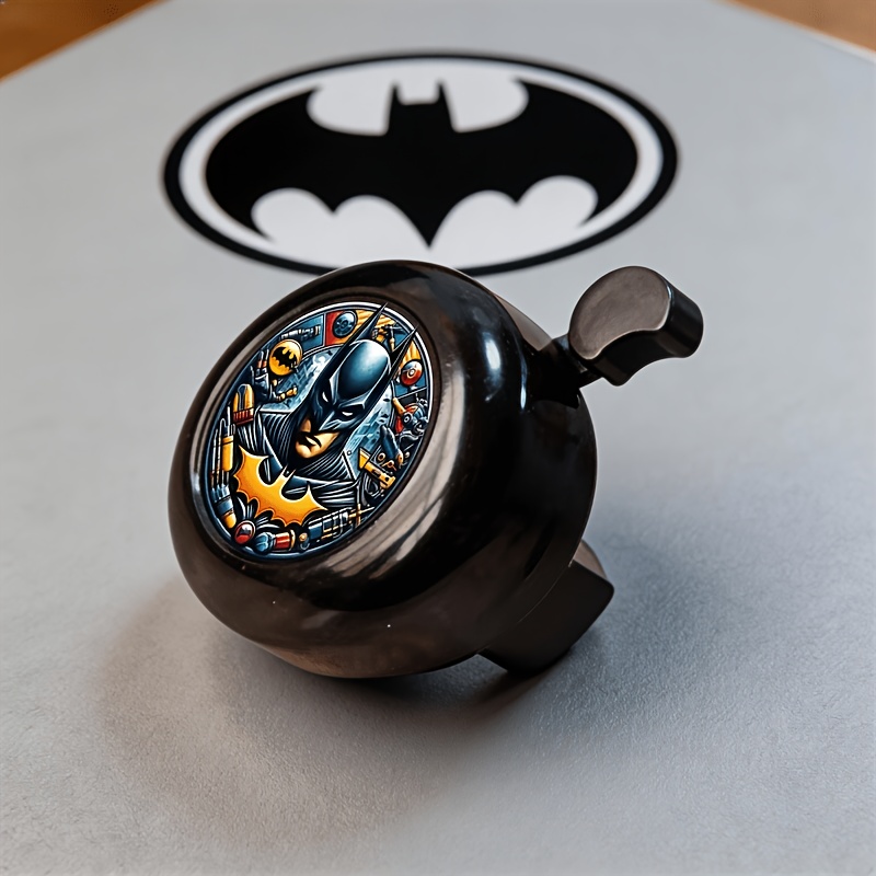 TEMU Wb, 1pc, Batman-themed Bike Bell, Riding Decoration Accessory Equipment, Loud Universal Single Bike Horn, Gift For Cycling Enthusiasts, Suitable