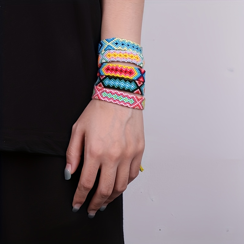 2pc Handwoven Bracelet Set, Unique Daily Wear Gift