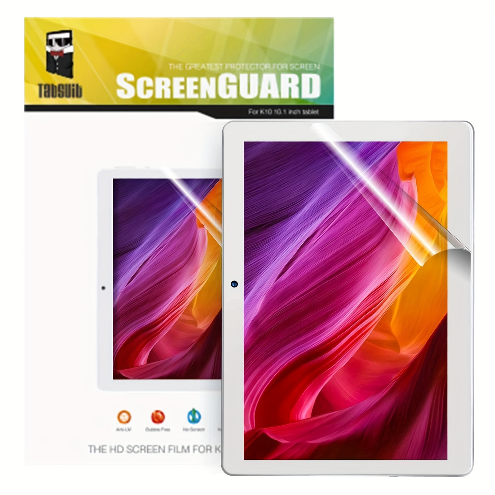 

Dragon Touch K10 Screen Protector Of High (hd)-3 Pack For Dragon Touch K10/ Notepad K10/ Y88x 10 Kids Tablet 10.1" Tablet