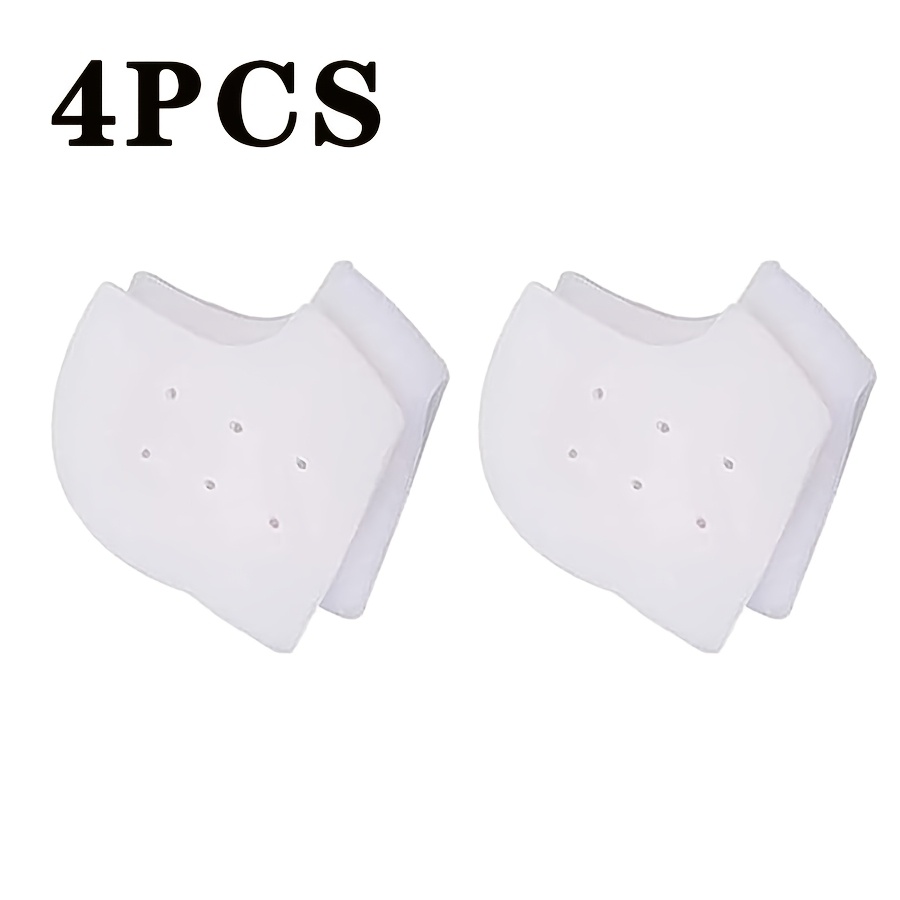 TEMU Ensemble de 4 protège-talons, fabriqués à partir d'un matériau doux et respirant, conçus pour vos pieds. Idéal à utiliser avec des chaussettes,