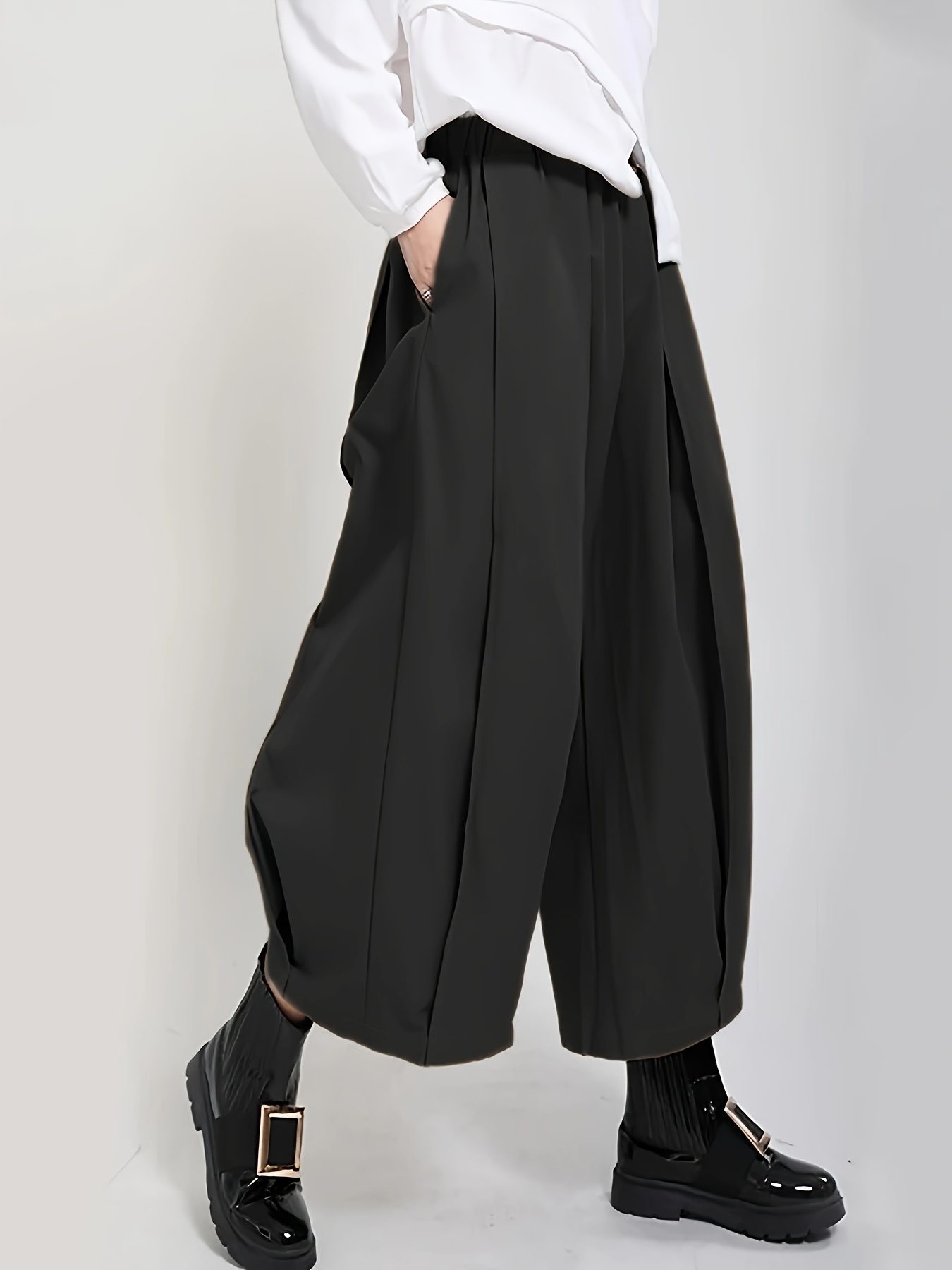 womens fashion casual wide leg pants