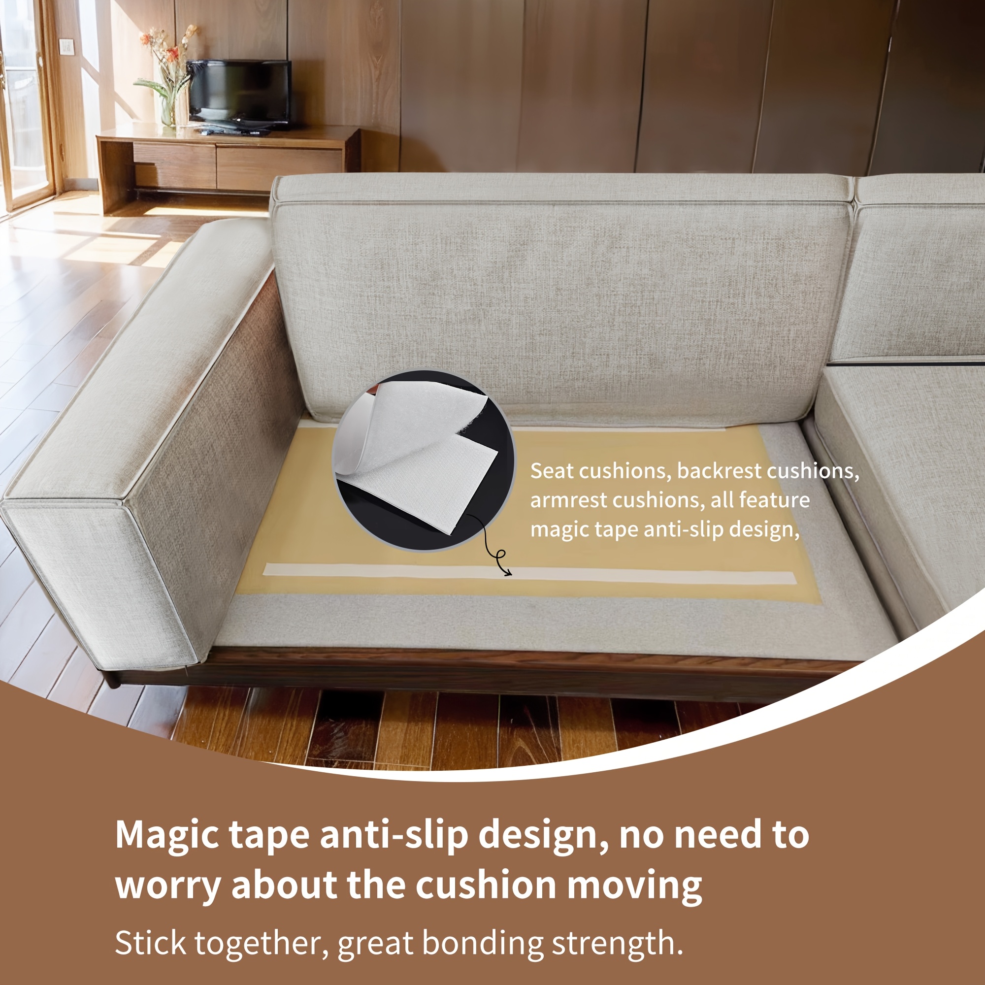 modern minimalist outdoor sofa 111 81 cushioned linen fabric metal frame for garden and patio Product details 1
