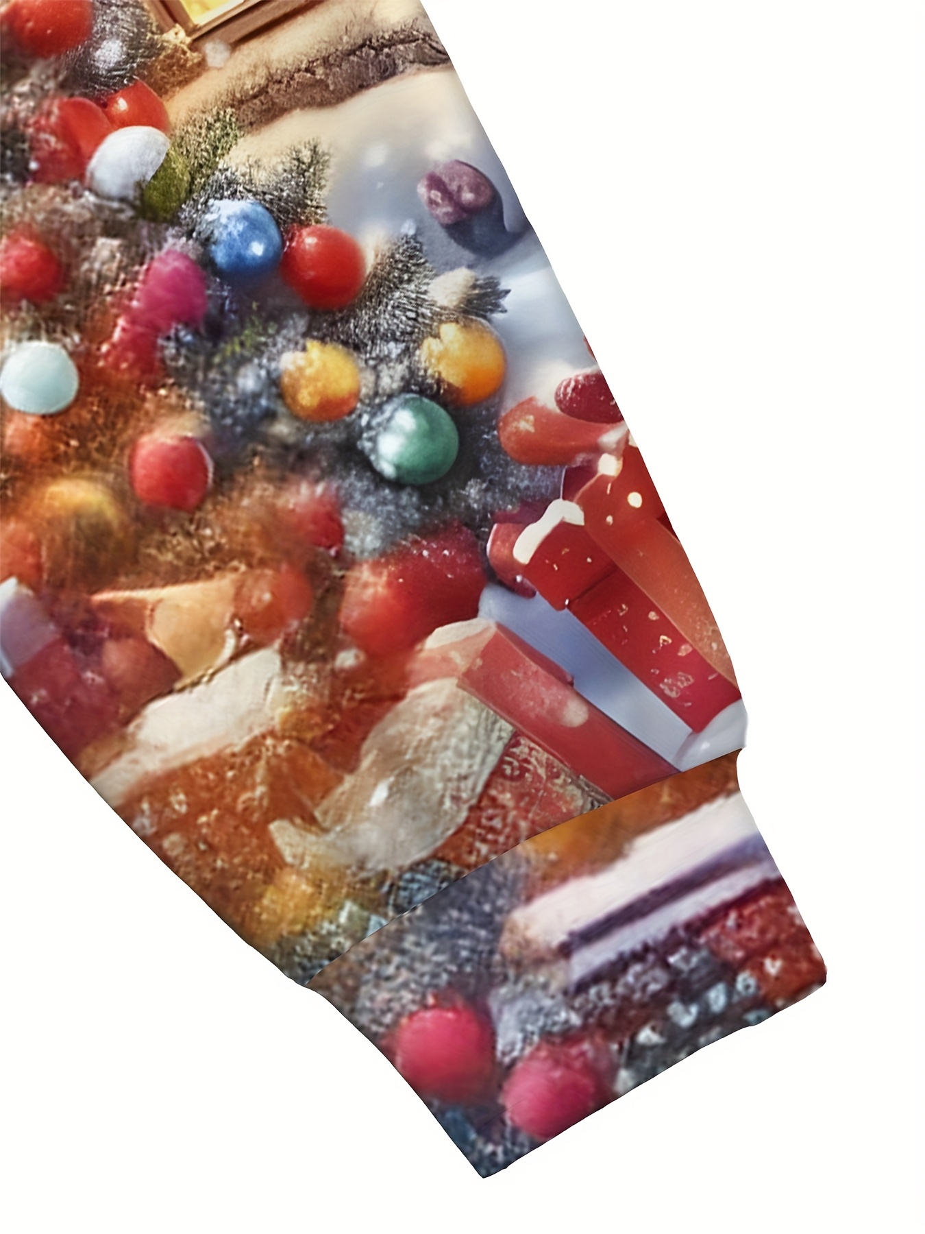 Jongens Digitale Print Hoodie en Joggingbroek Set - Kerst Hoodie en Lange Broek Tweedelige Set, Perfect voor Buiten