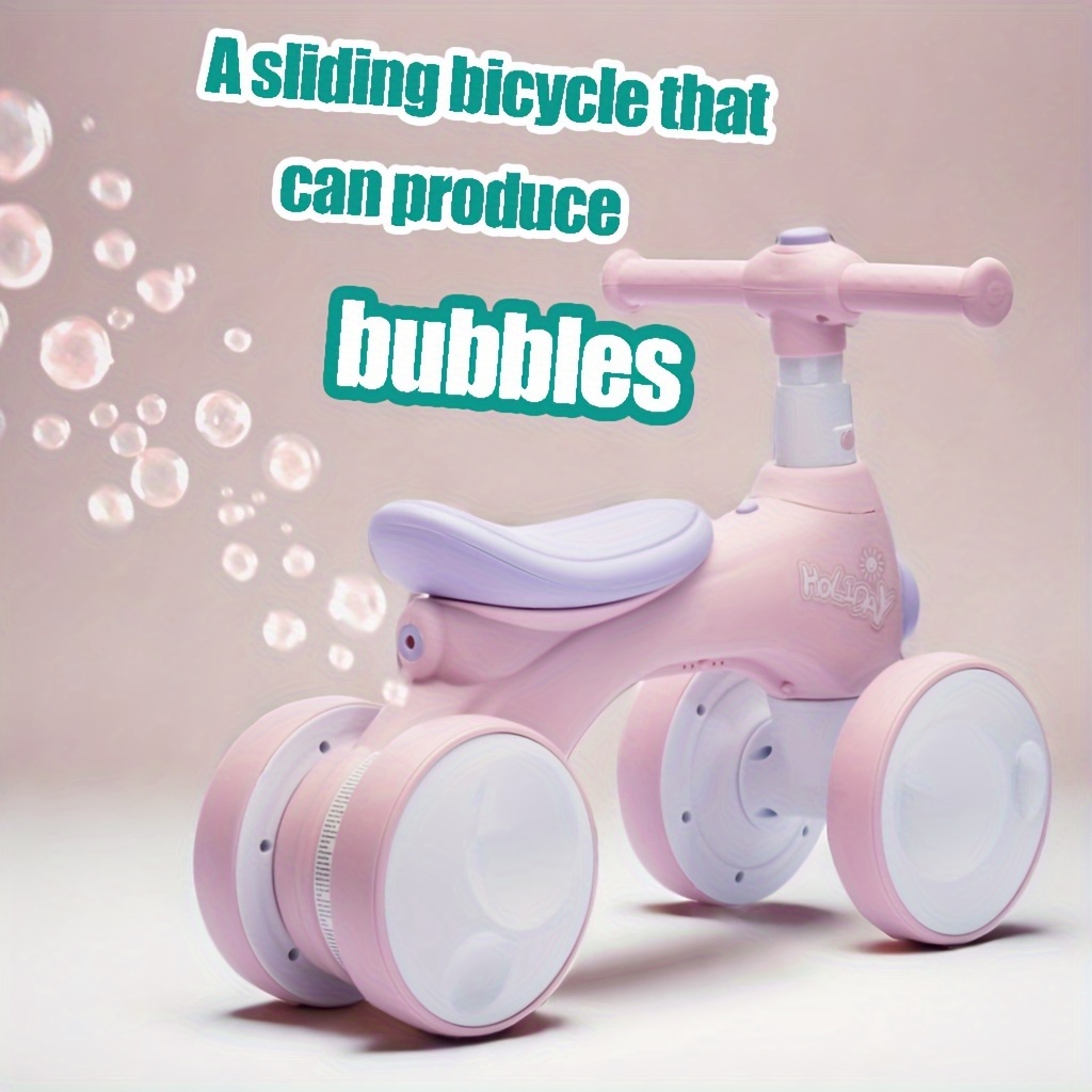 

Starmego Kids' Scooters Bubble Scooters Scooters Bike Rears With Bubble Music Lights Baby Boys And Girls Scooters Twister Balance Bike Four-wheeled Pedalless Bike Scooters Christmas Birthday Gift