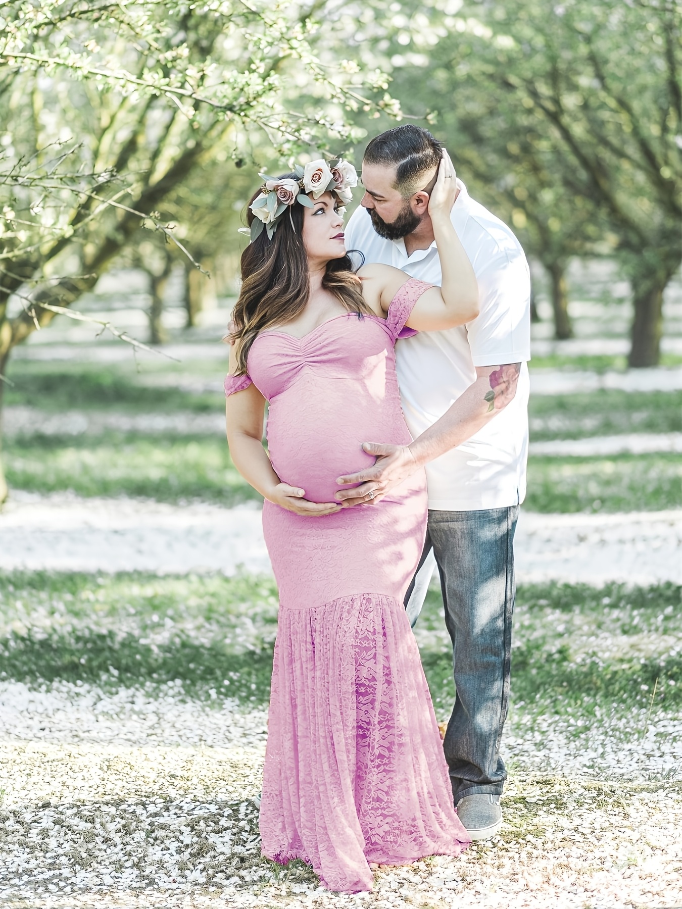 maternity dress baby shower sold on Temu United States