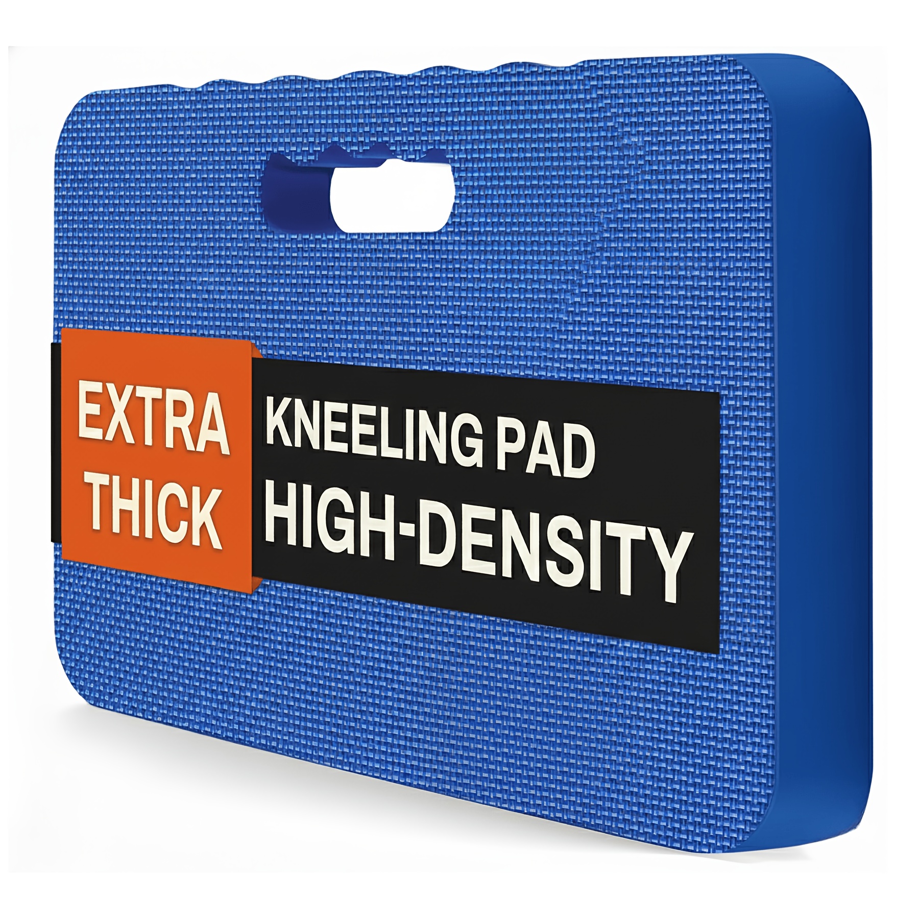 TEMU Blue Ultra Thick Kneeling Pad - Extra Large High-density Foam Cushioning For Gardening, Bathing Baby, Workout, And Yoga - Professional Kneeler
