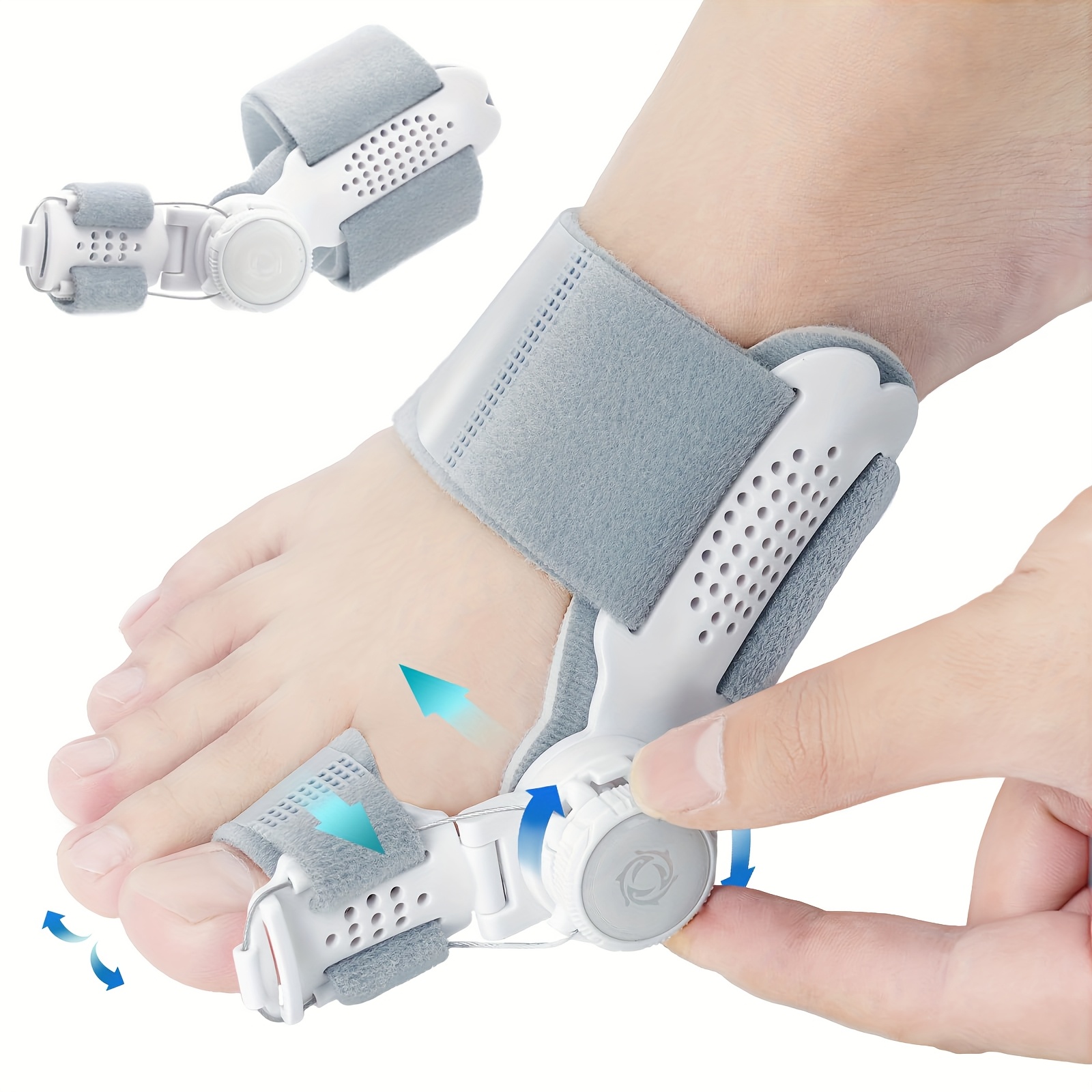 [Finger & Toe Brace] Adjustable Unisex Finger & Toe Support Brace - Lightweight Breathable Design with Secure Buckle Closure, Ergonomic Posture Support for All-Day & Night Use, Ideal Gift for Father'S Day, Mother'S Day, Valentine'S Day, Foot Essentials, Toe Support Brace, Comfortable Fit, Durable Construction