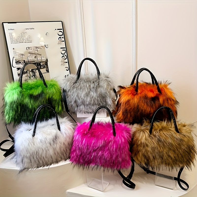 fluffy bag sold on Temu United States