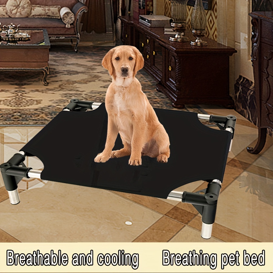 E-shop Robustes, cooles Hängematten-Hundebett - Waschbares, tragbares Hundebett - Robustes, langlebiges Metallrahmen-Hundebett