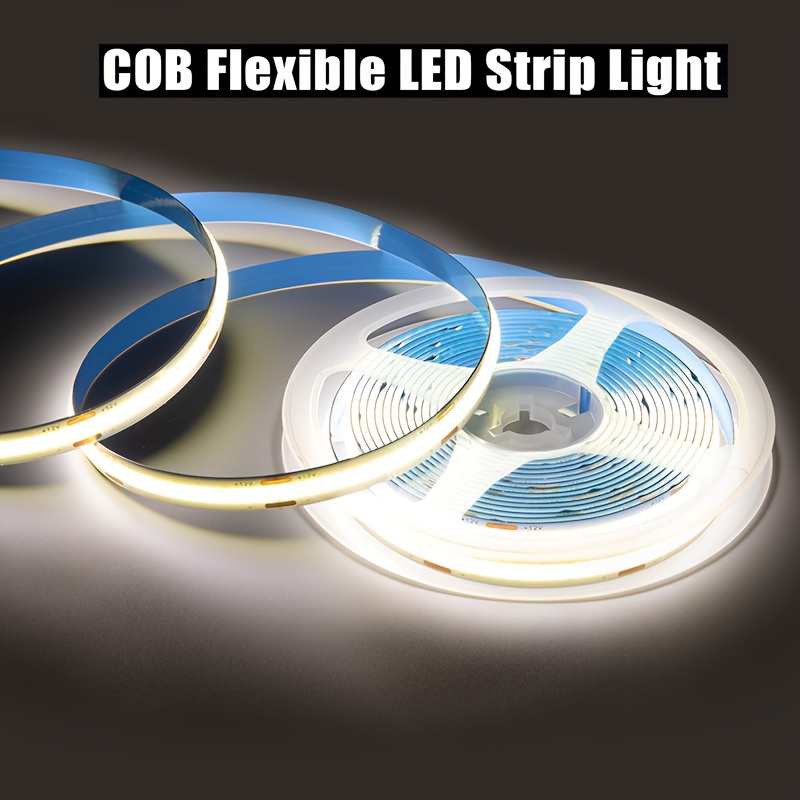 

32.8ft Super Cob Led Strip - 24v, -density, -adhesive & Cuttable For - // For , , Bathroom Decor Led Strip For