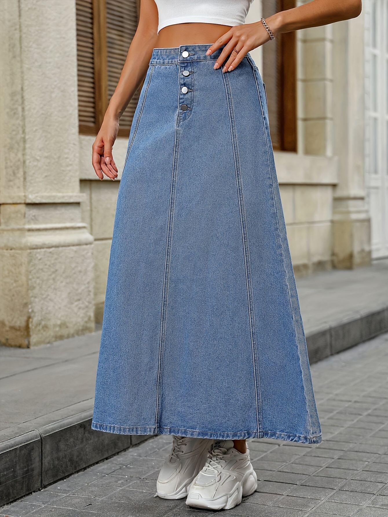 fashion womens denim skirt 2025 match - Temu Brazil
