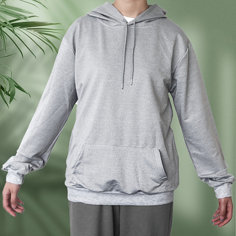5pcs Sublimation Hoodie Blanks, Polyester Fabric, Uncharged, DIY Crafting  Shirts, Single Size M to XXL, Grey White