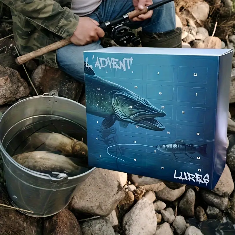 a fishing advent calendar featuring day countdown - Temu Canada a fishing advent calendar featuring day countdown - Temu Canada