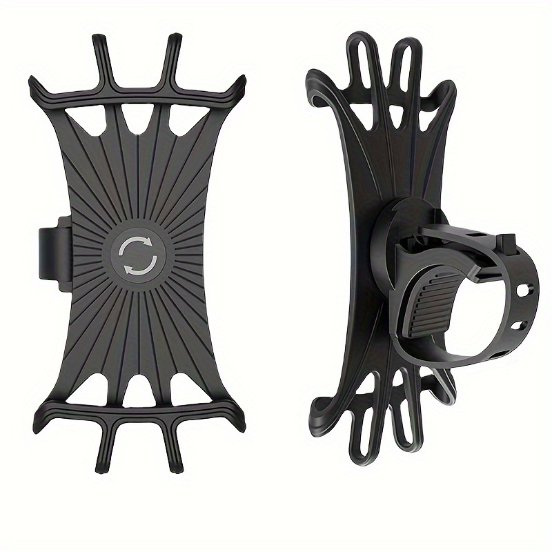 

360° Highly Adjustable Elastic Silicone Bicycle & Motorcycle Phone Holder