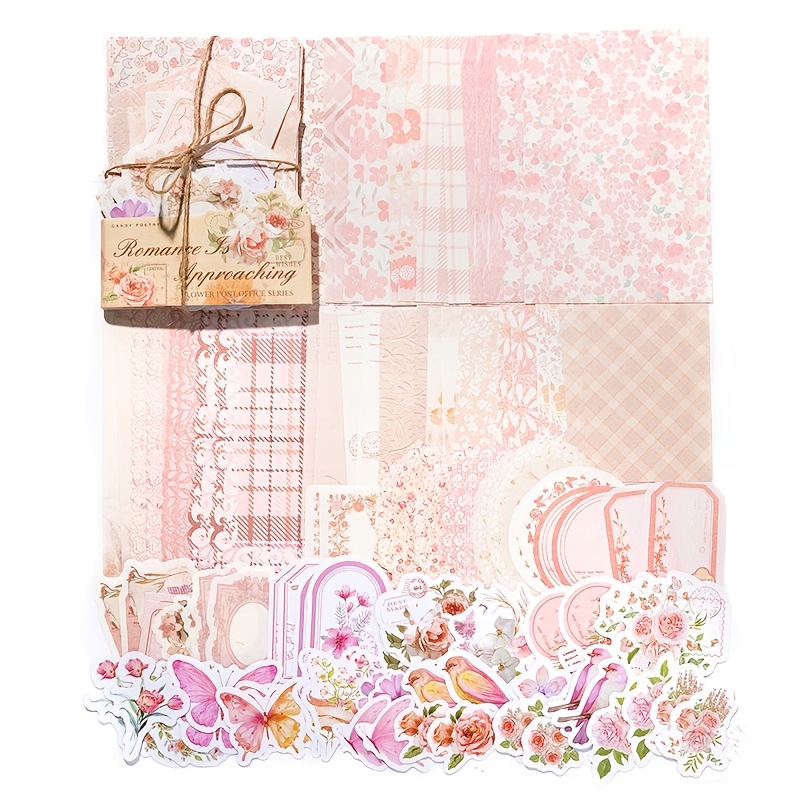 TEMU A Collection Of Lightweight Paper With 100 Sheets Per Bag, Featuring A Rural Post Office Theme, Suitable For Writing Notes And Greeting Cards