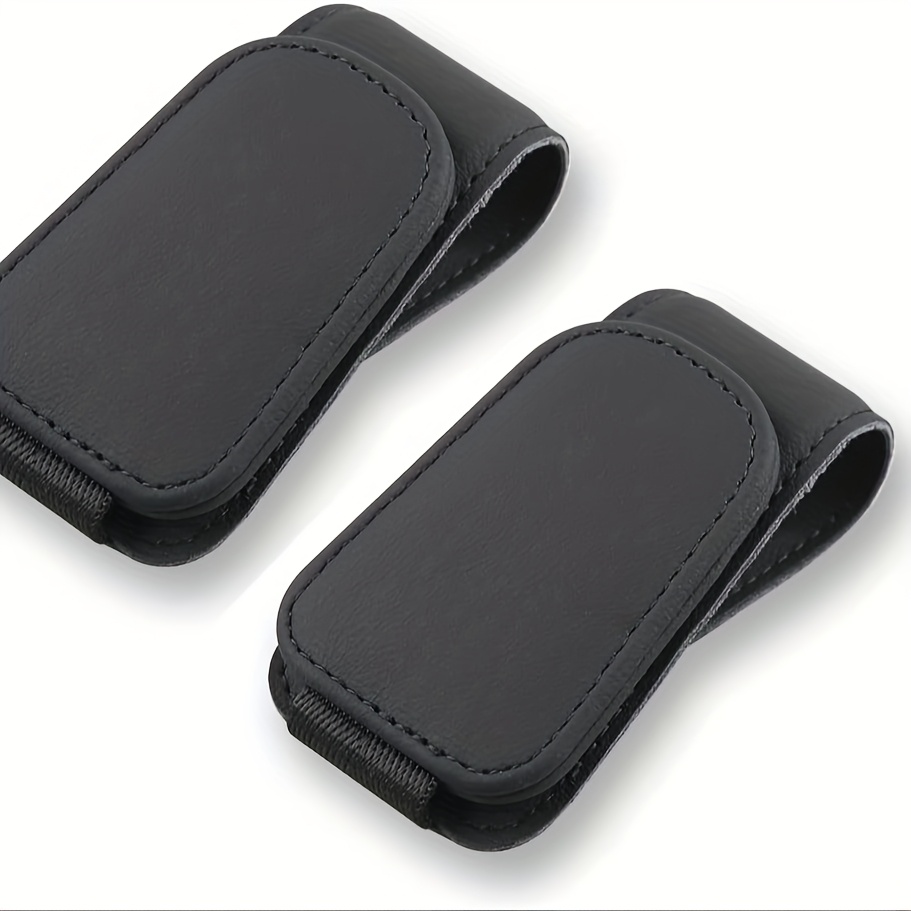 TEMU Autozonnescherm met modieuze brilmontuur, magnetische modieuze brilclip, brilmontuur en kaarthouder, auto-interieuraccessoires - voor Motors