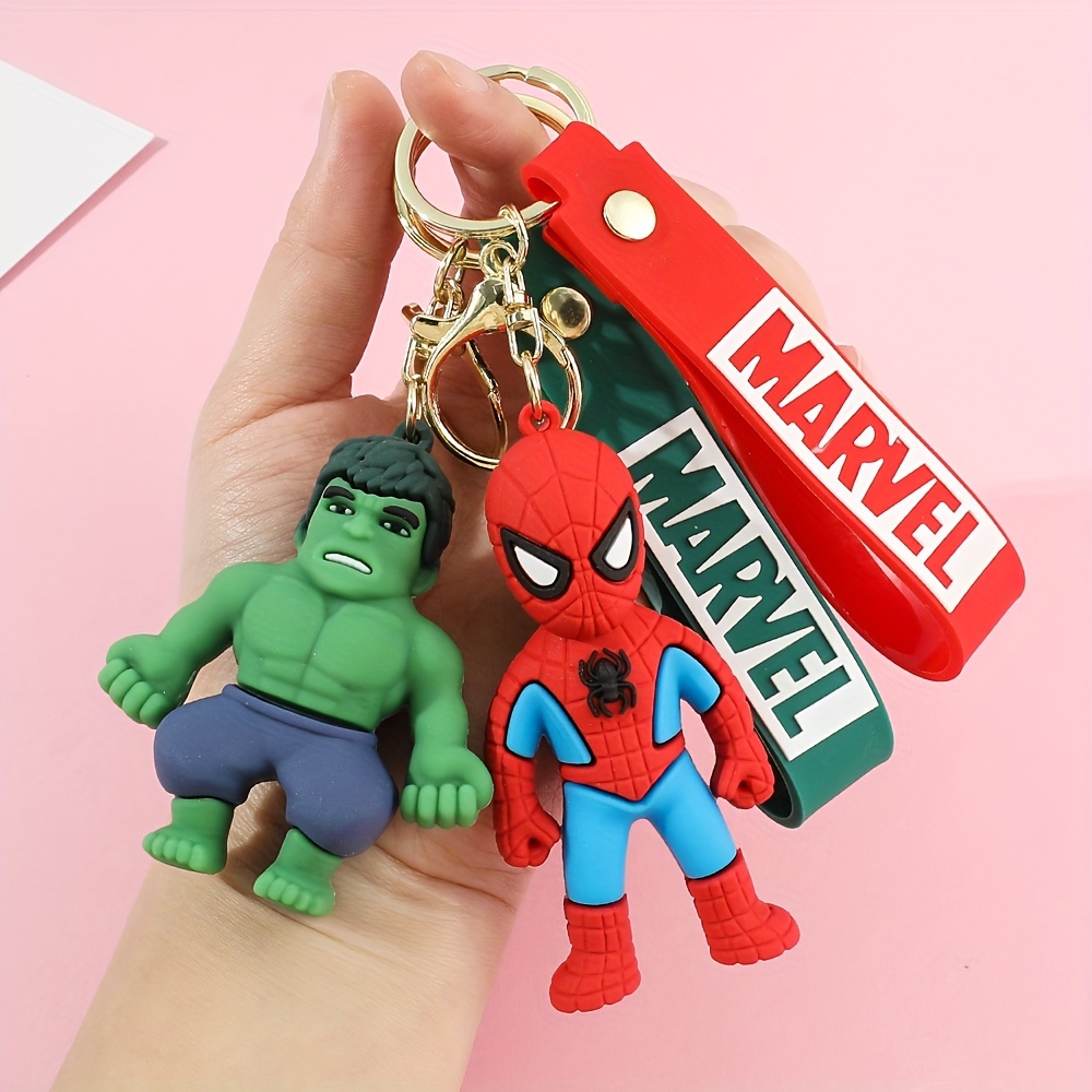 

1pc Spiderman Keychain For Men, Superhero Charm Key Chain, Bag Backpack Car Hanging Pendant