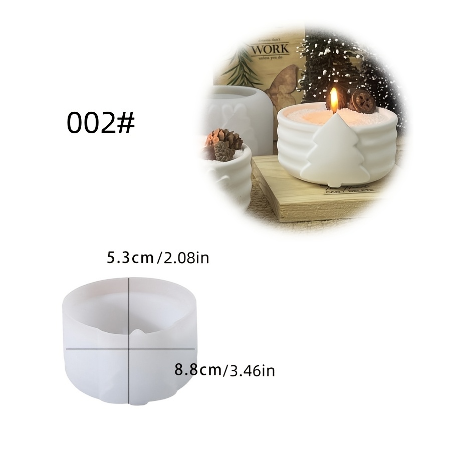 Image of Clay Mold For Selling Christmas Snowflakes, Christmas Trees, Storage Boxes, And Decorative Items. Suitable For Making Dropper Gypsum Candles, Aromatherapy Products, Home Decor, Tables. Silicone Mold