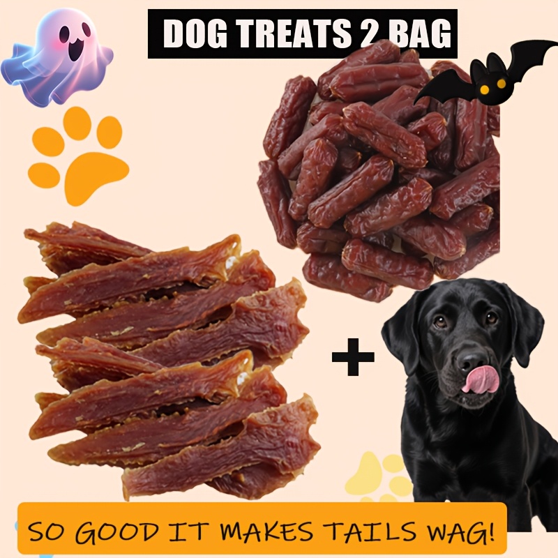 TEMU Dog Snacks, Dog Snacks | Pet Snacks Suitable For Large, Medium And Small Dogs Training Reward Snacks Easy To , Chicken Jerky And