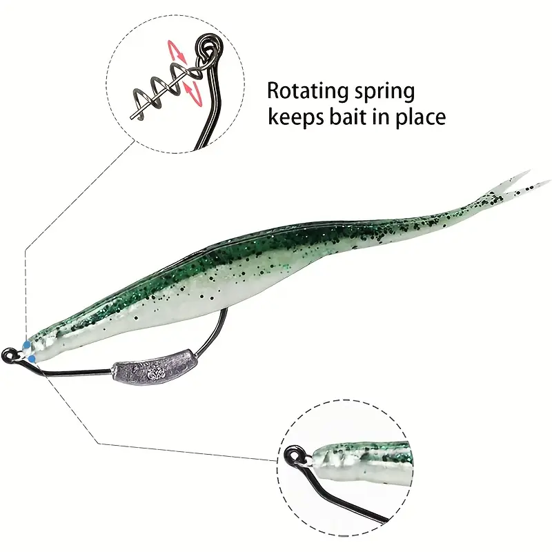20 weighted swimbait hooks twist lock - Temu 20 weighted swimbait hooks twist lock - Temu