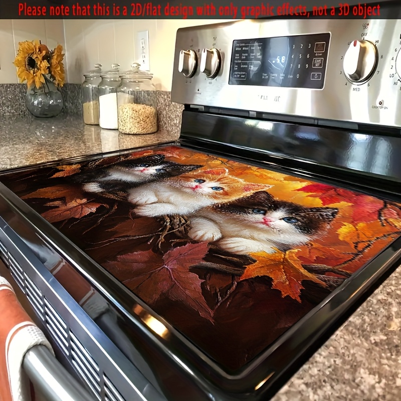 Stove Top Cover For Electric Glass Top Stove – 20x29 Inch Heat Resistant Protector, Waterproof, Adds Counter Space