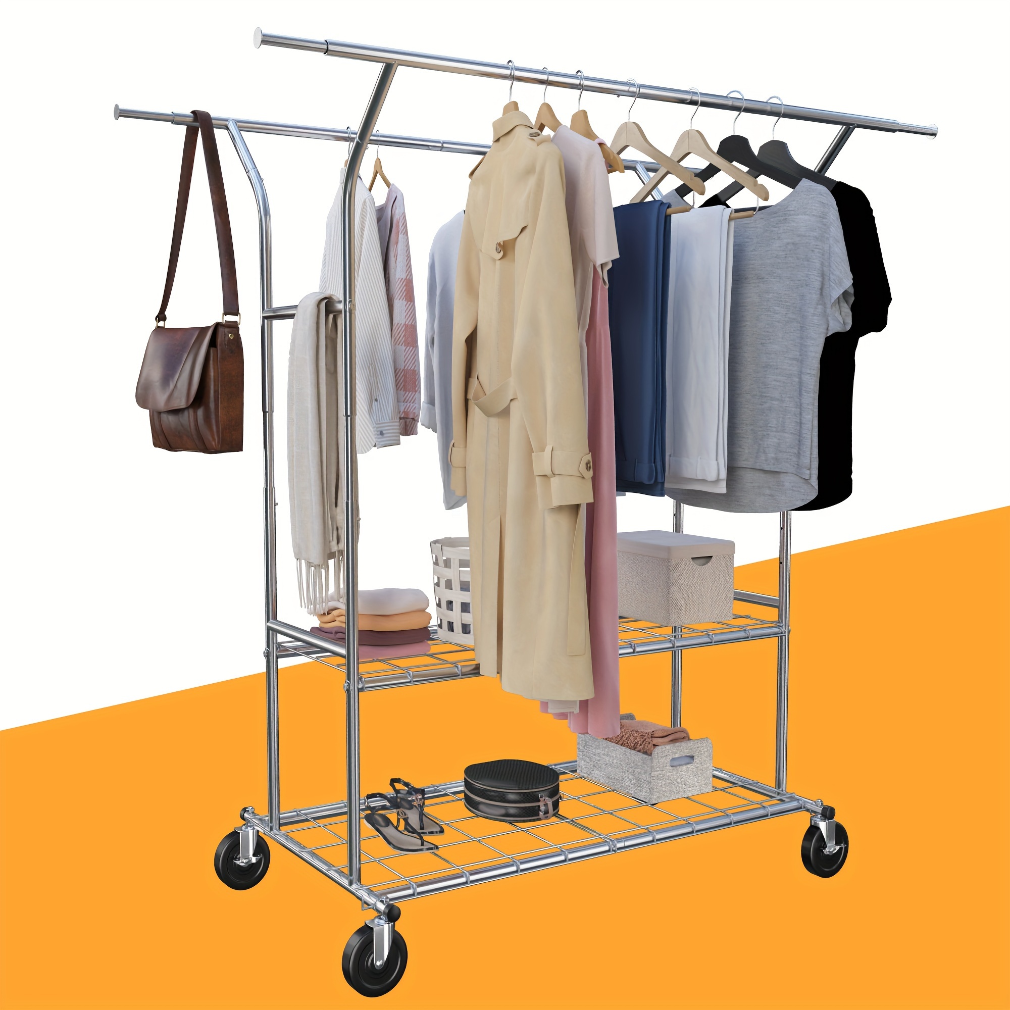 

Expandable Double-mesh Chrome-plated Hanger - Ty