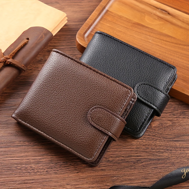 

New Fashion Soft Pu Leather Wallet With Multiple Card Slots, Business Casual Coin Purse, Retro Large Capacity Pu Leather Horizontal Wallet