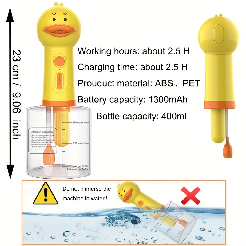 pet electric foam shampoo dispenser for   bath rechargeable soap dispenser for pet bath bathroom kitchen sink details 0