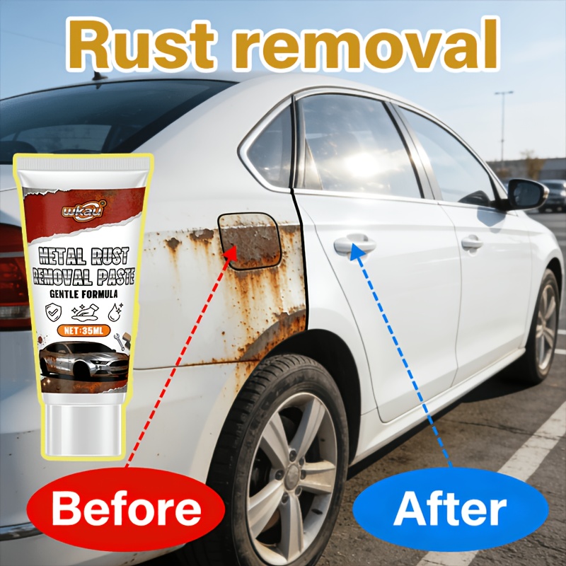 universal rust removal refurbishment spray     rust   instantly   metal   and   removes   rust suitable for cars gates hardware tools essential for home use